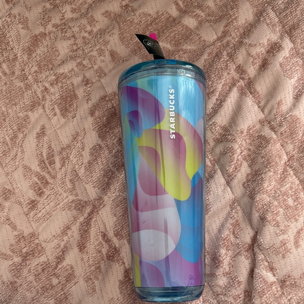 Starbucks Multicolor Abstract Tumbler